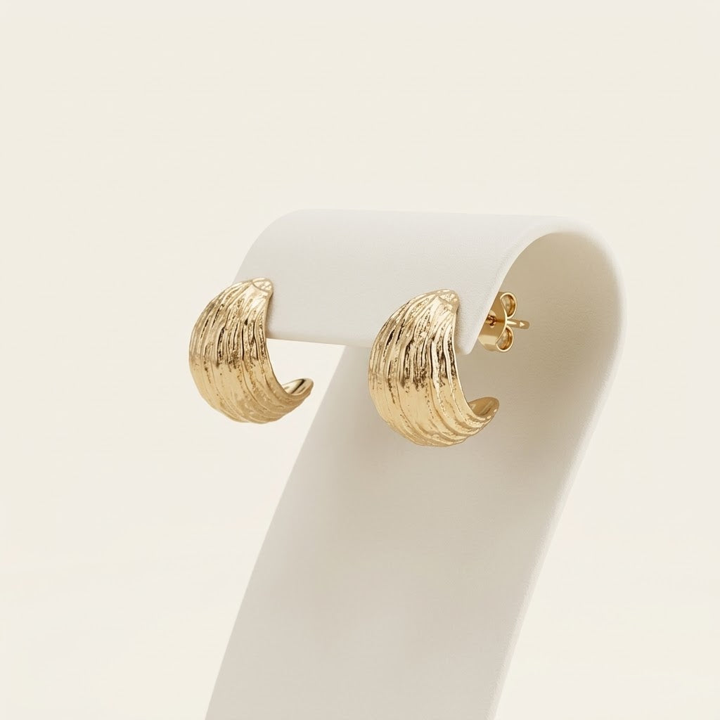 Sculpted dune hoops