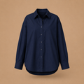 Navy relaxed shirt product image