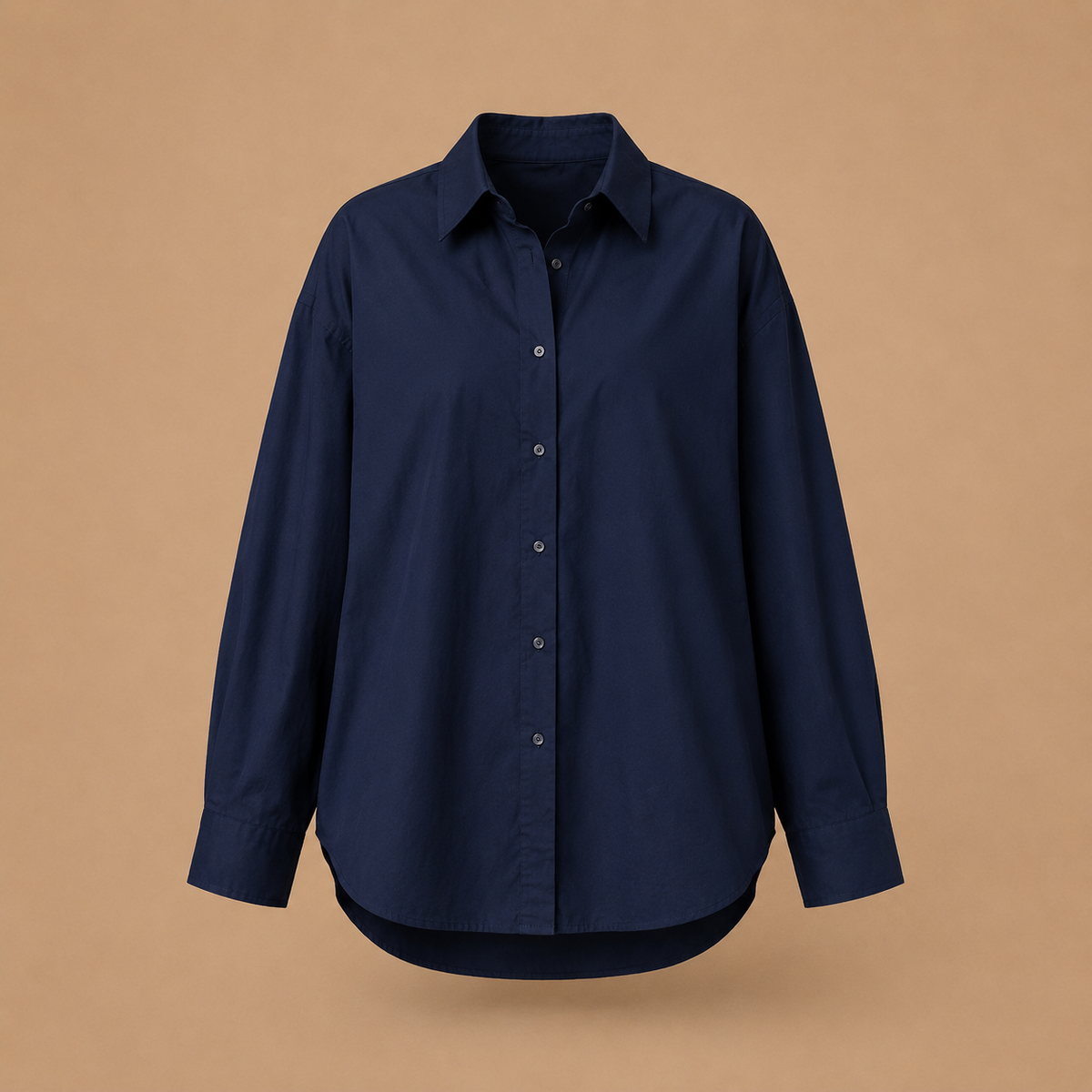 Navy relaxed shirt product image
