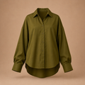 Olive relaxed shirt product image
