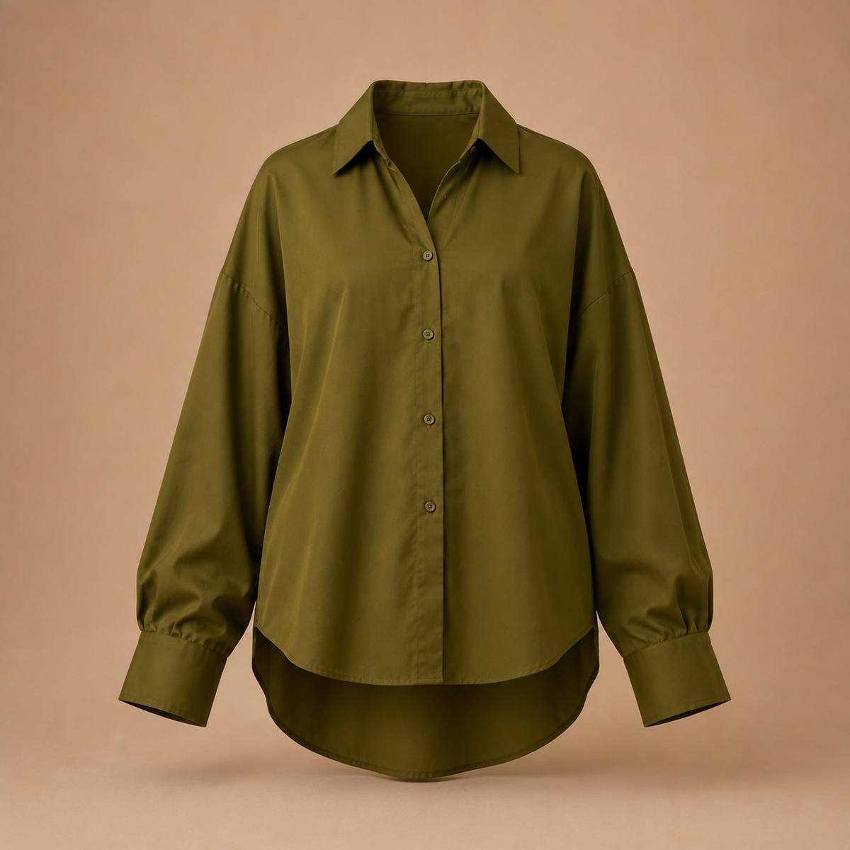 Olive relaxed shirt product image